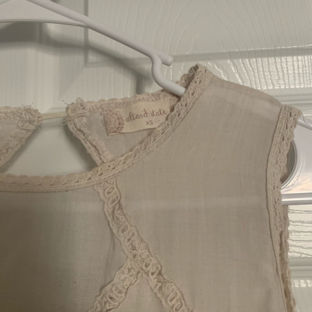 Altar’d State cream lace boho mini dress - Picture 2 of 6